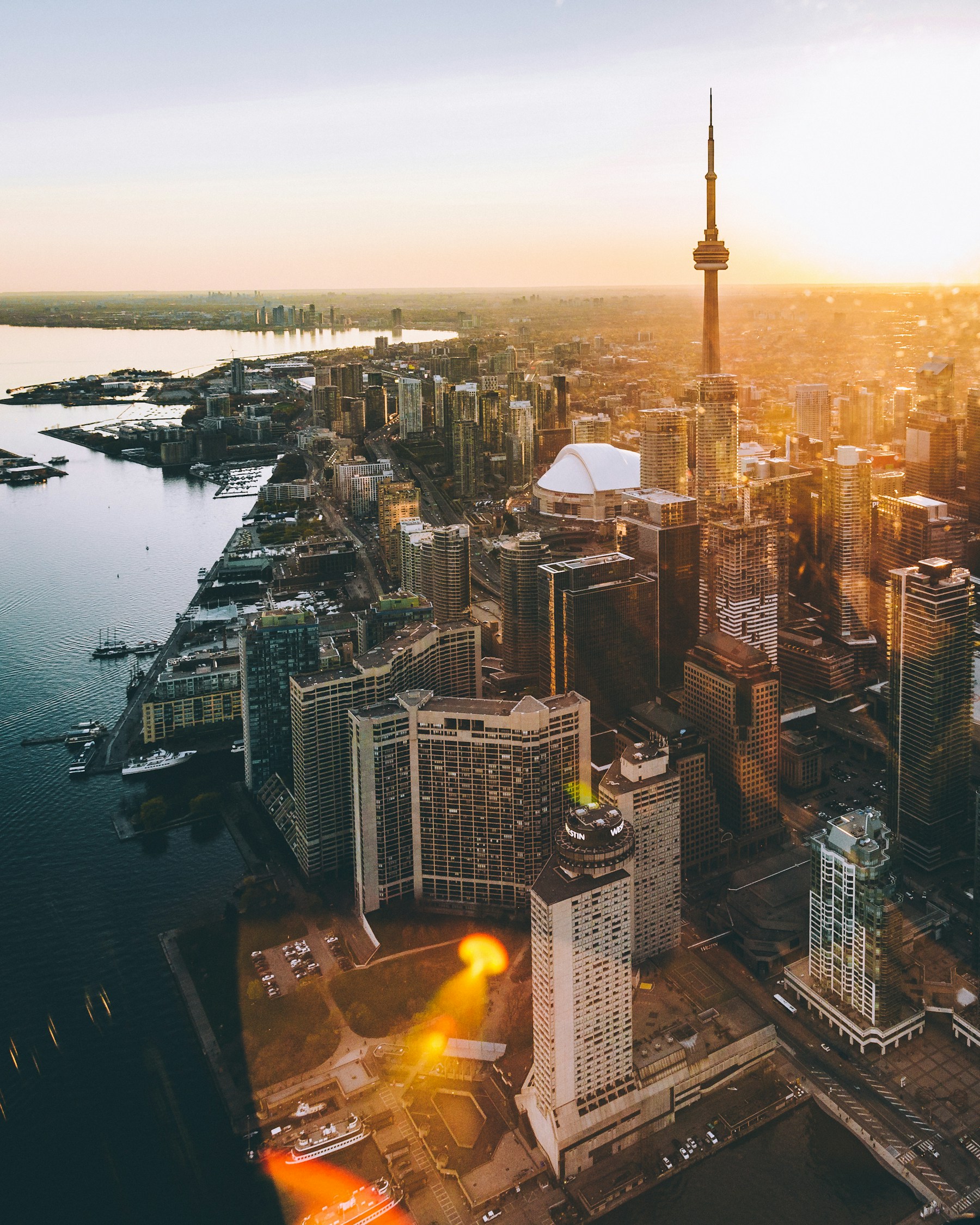 Toronto waterfront skyline